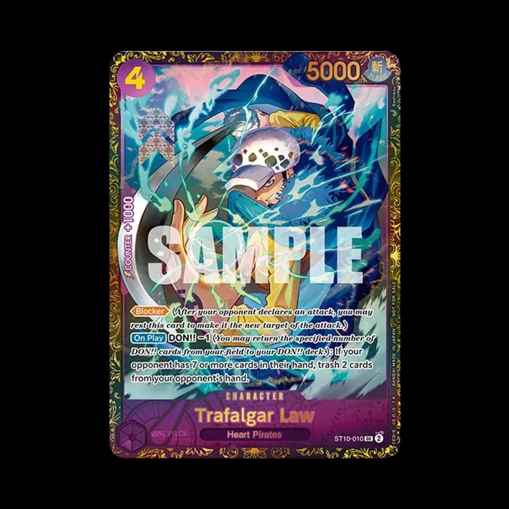 Trafalgar Law SR [ST10-010] [EN](Promotional Card "2024 March-May Online Regional Event")