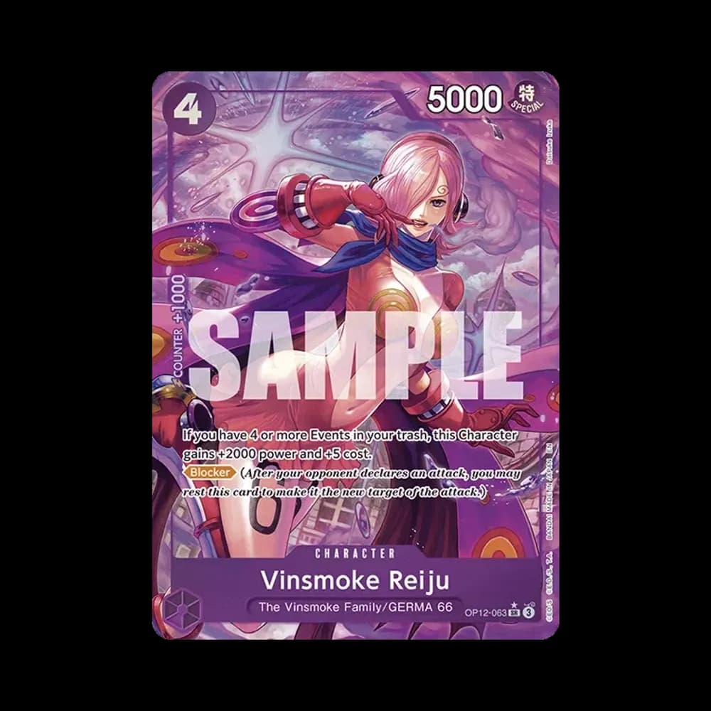 Vinsmoke Reiju SR-P [OP12-063] [EN](Booster Pack "LEGACY OF THE MASTER")