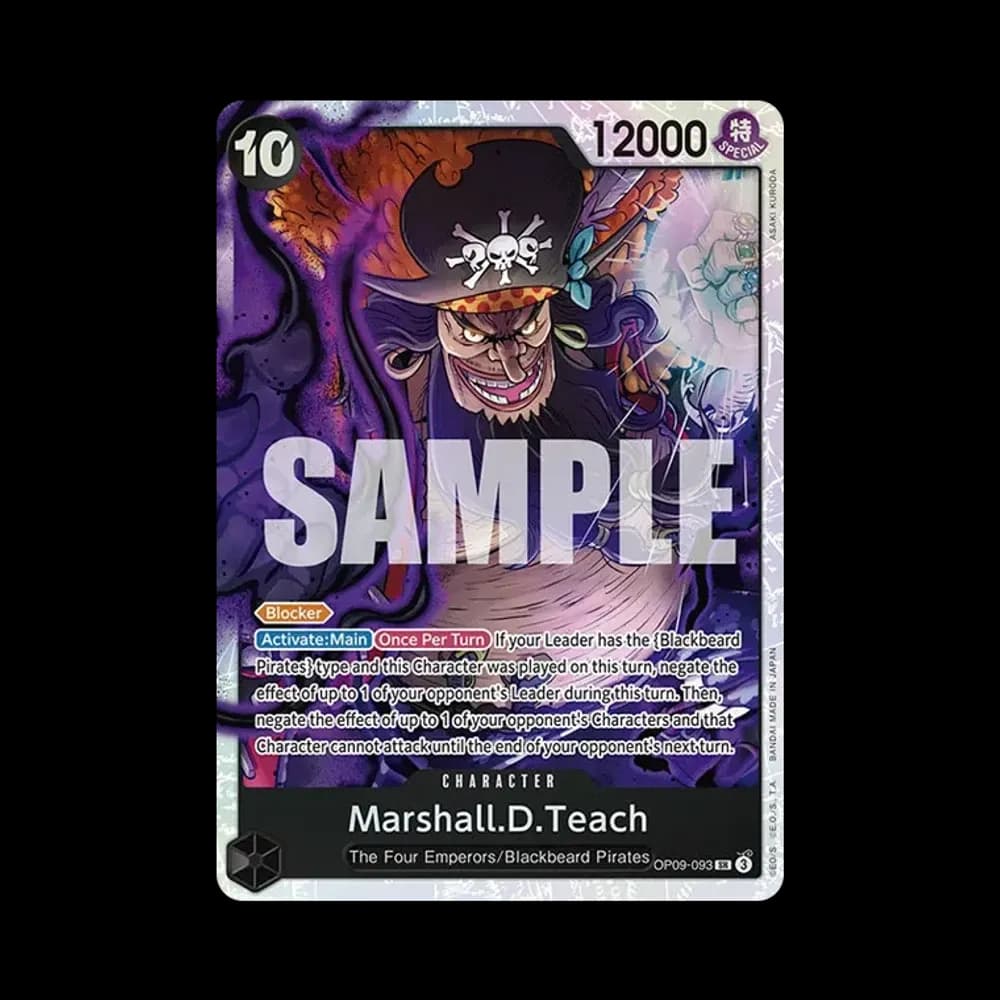Marshall.D.Teach SR [OP09-093] [EN](Booster Pack "Emperors in the New World")