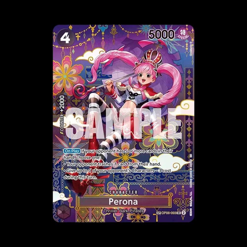 Perona SR-SPC :Japanese pattern Art [OP06-093] [EN] (Booster Pack "THE AZURE SEA'S SEVEN")