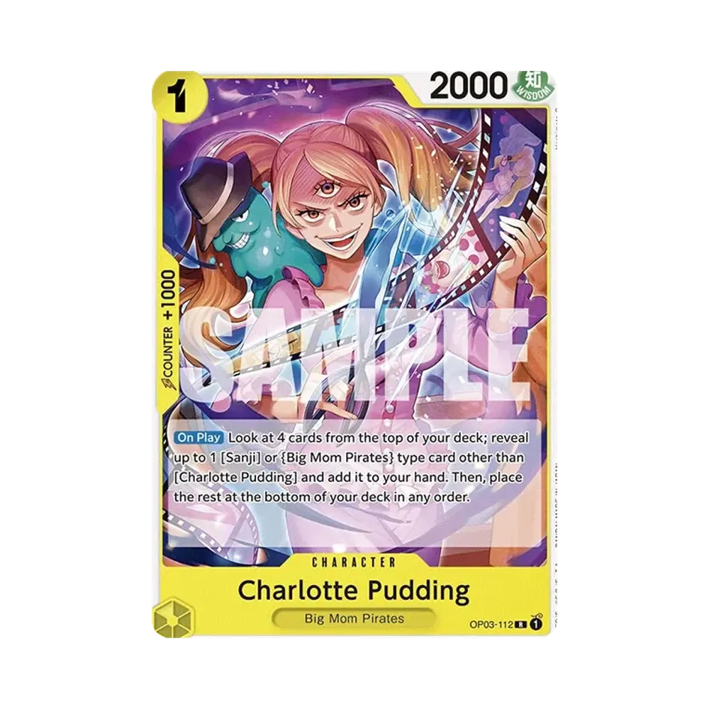 Charlotte Pudding R [OP03-112] [EN](Start Deck "YELLOW Charlotte Katakuri")