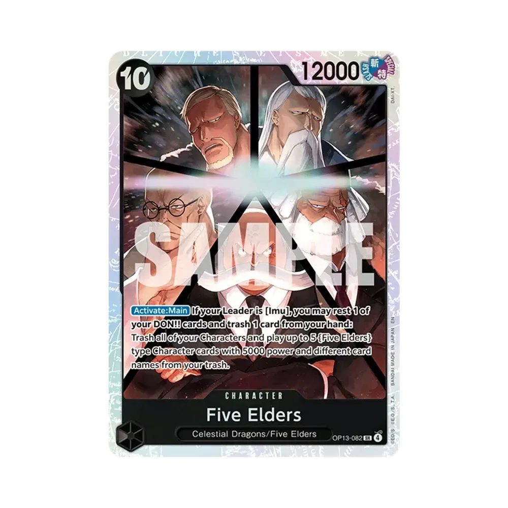 Five Elders SR [OP13-082] [EN](Booster Pack "CARRYING ON HIS WILL")
