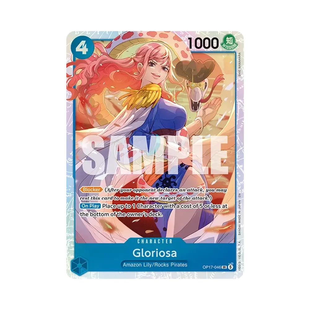 Gloriosa SR [OP17-046][EN](Booster Pack "THE WORLD’S STRONGEST WARRIORS")