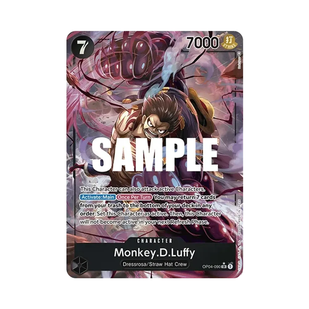 Monkey.D.Luffy SR-P [OP04-090] [EN](Booster Pack "Kingdoms Of Intrigue")