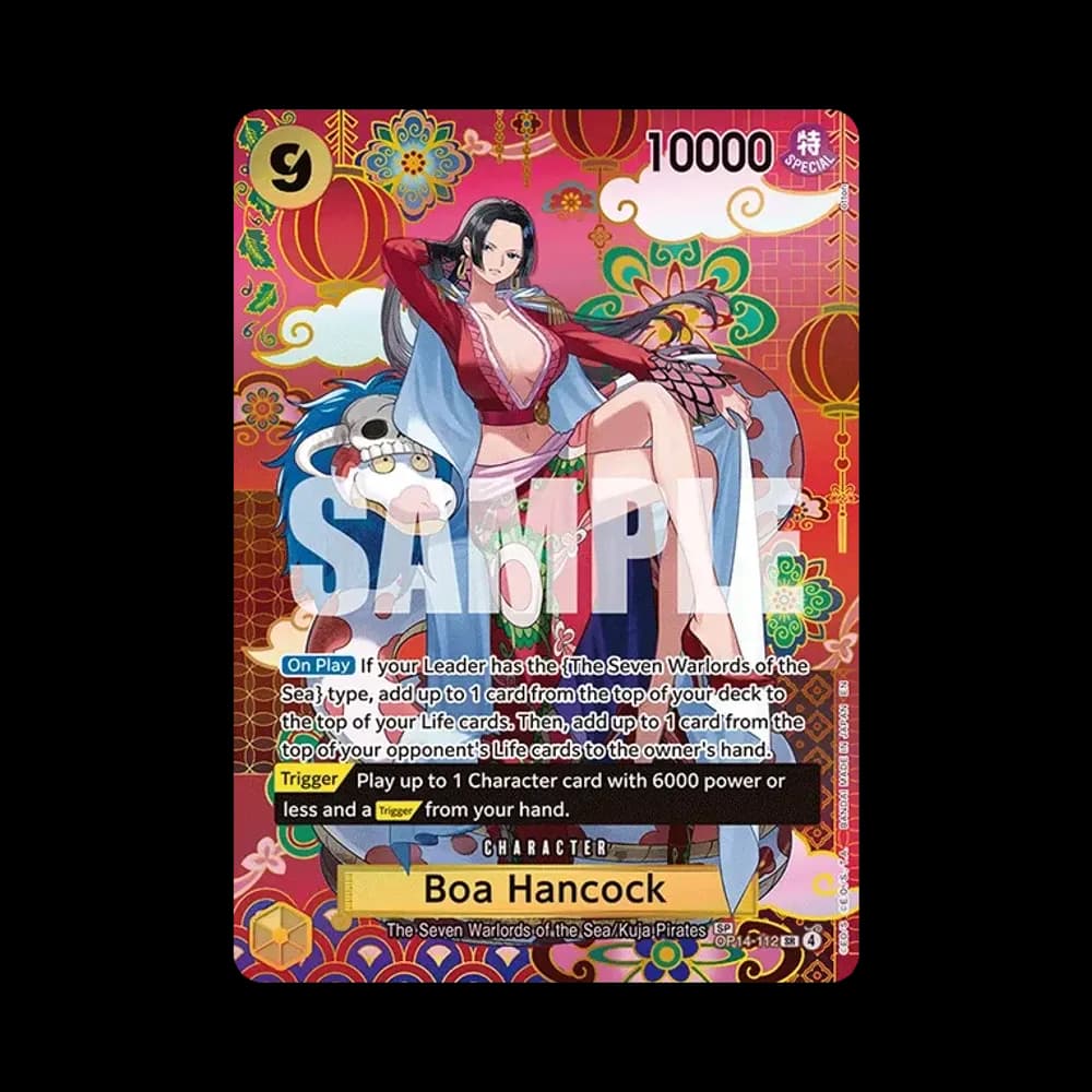 Boa Hancock SR-SPC :Japanese pattern Art [OP14-112] [EN] (Booster Pack "THE AZURE SEA'S SEVEN")