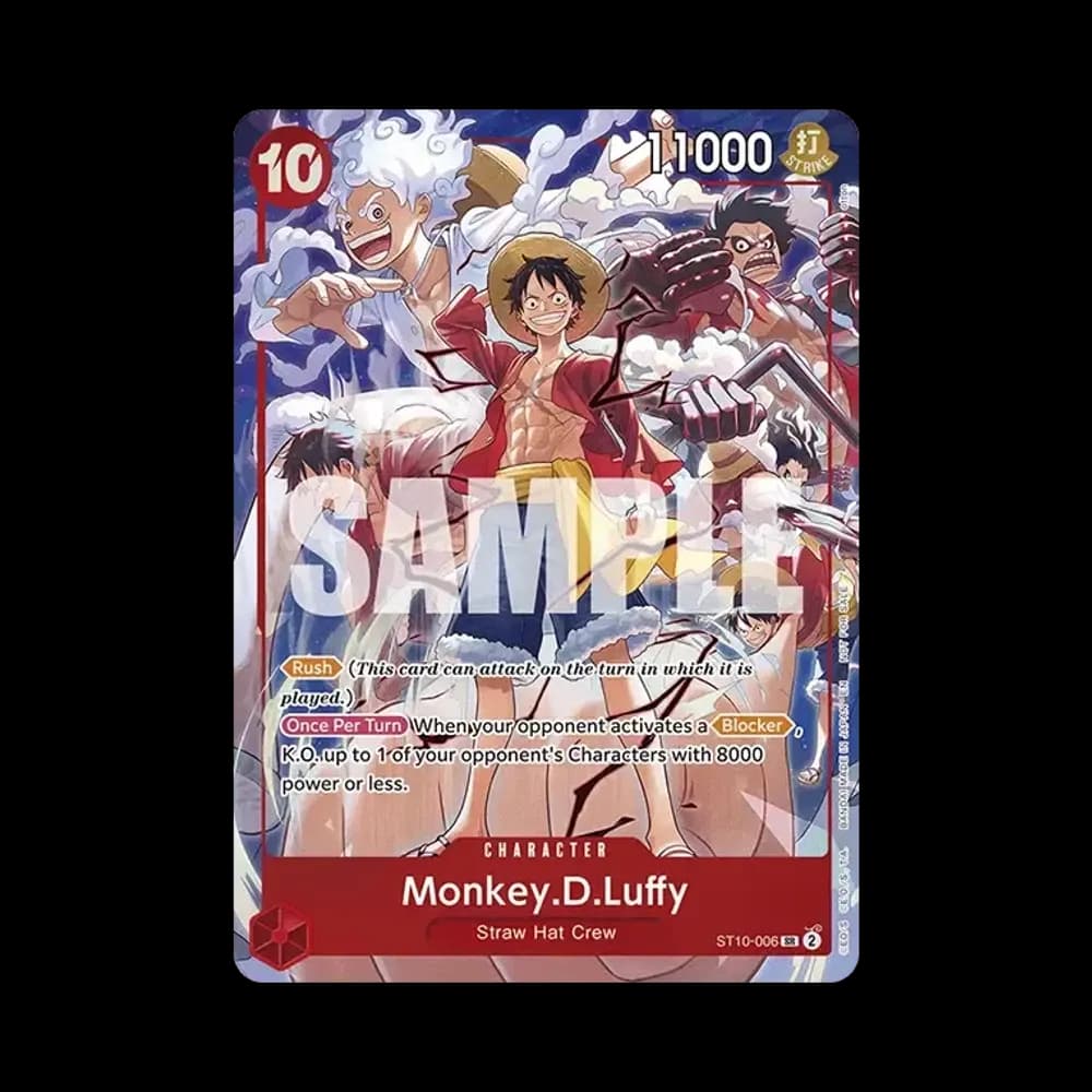 Monkey.D.Luffy SR [ST10-006] [EN](Promotional Card "ONE PIECE DAY Dallas Card Game Celebration")