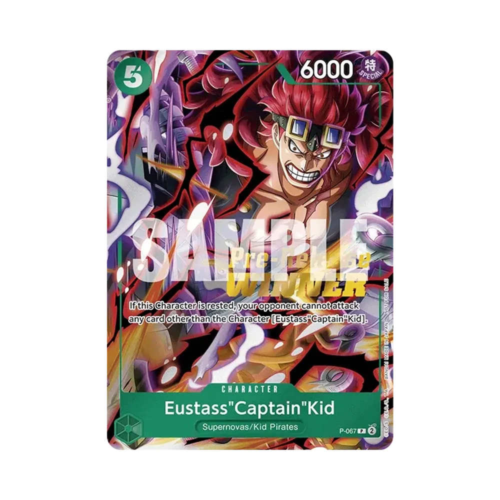 Eustass"Captain"Kid : Winner P [P-067] [EN](Promotional Card "OP-07 Pre-Release Tournament")