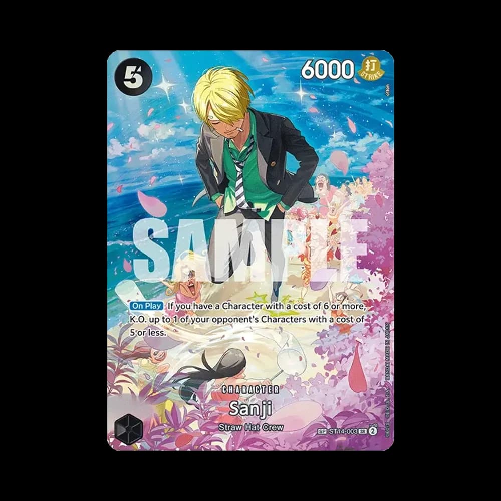 Sanji SR-SPC [ST14-003] [EN](Booster Pack "Royal Blood")