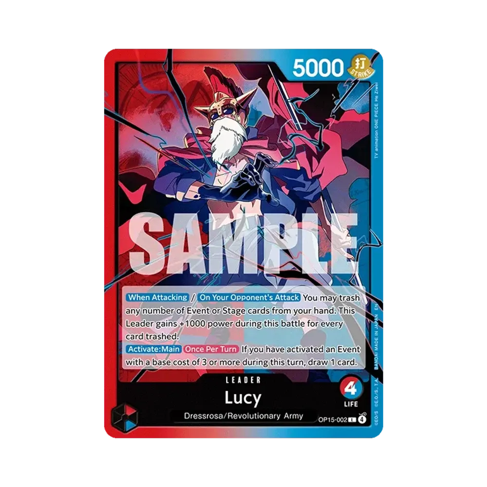 Lucy L [OP15-002][EN](Booster Pack "ADVENTURE ON KAMI’S ISLAND")