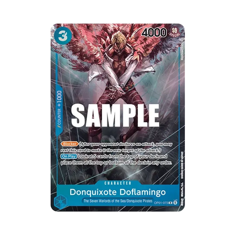 Donquixote Doflamingo R-P [OP01-073] [EN](Booster Pack "ROMANCE DAWN")