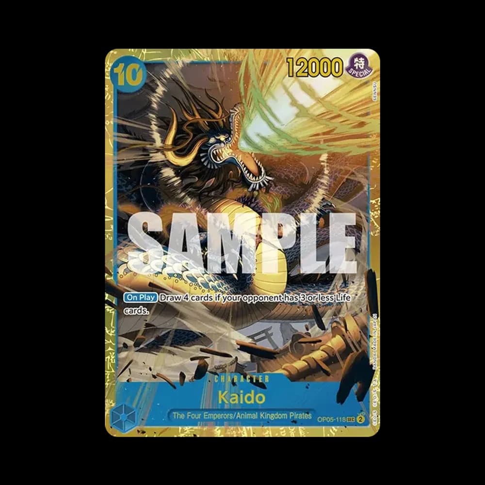 Kaido SEC [OP05-118] [EN](Premium Booster "ONE PIECE CARD THE BEST")