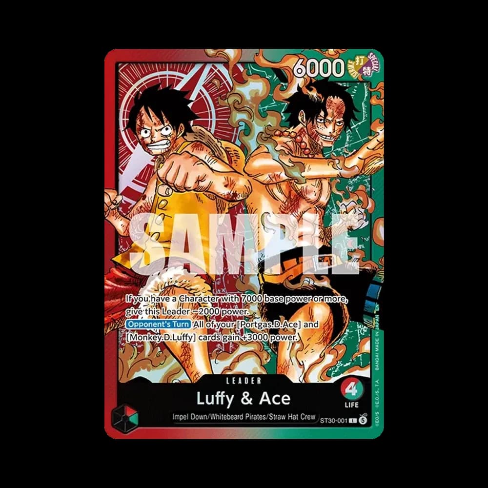 Luffy & Ace L [ST30-001][EN](Starter Deck EX "Luffy&Ace")