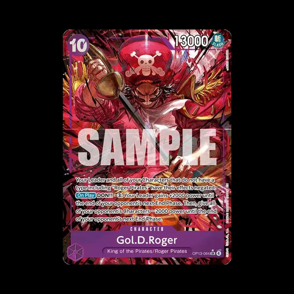Gol.D.Roger SR-P [OP13-064] [EN](Booster Pack "CARRYING ON HIS WILL")