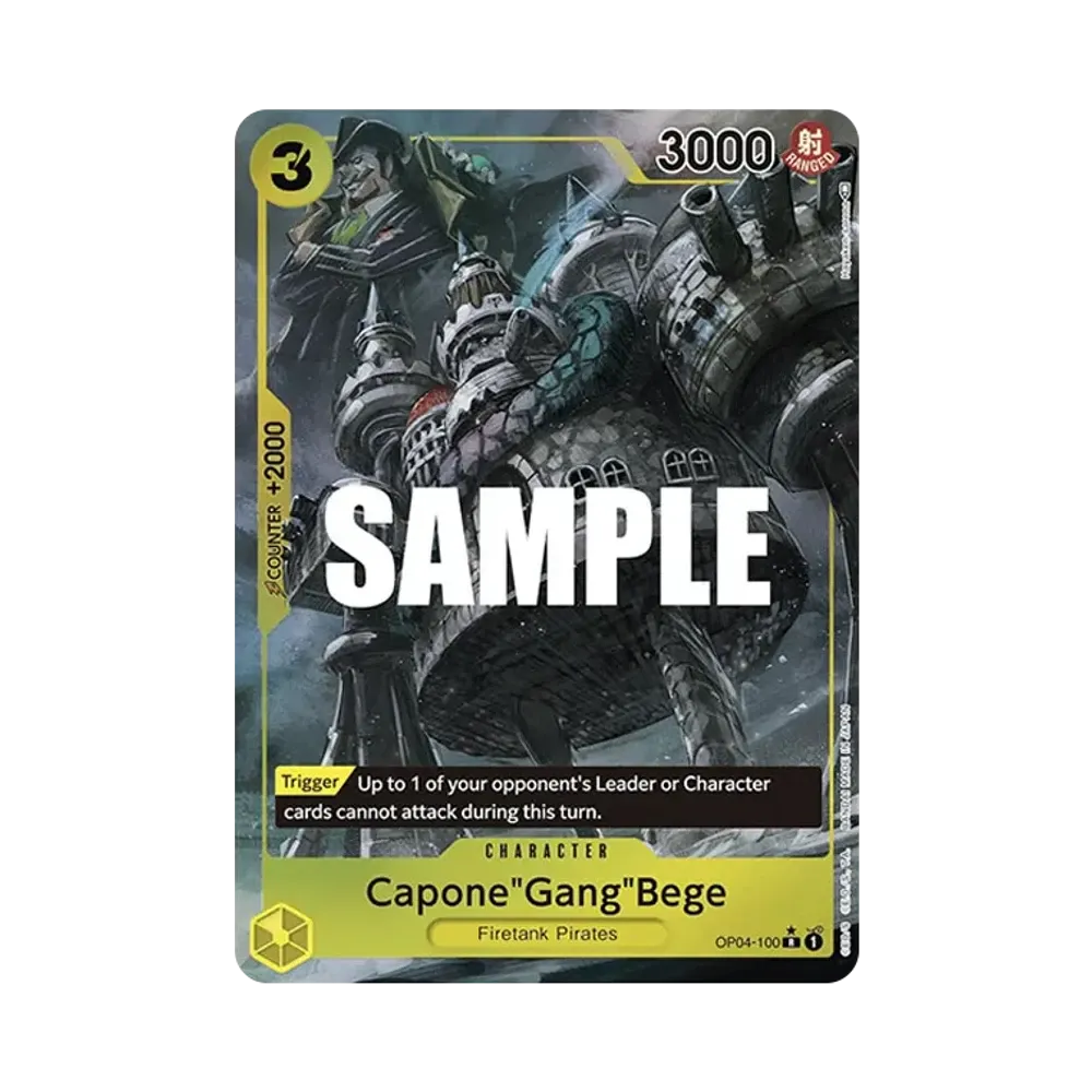Capone"Gang"Bege R-P [OP04-100] [EN](Booster Pack "Kingdoms Of Intrigue")