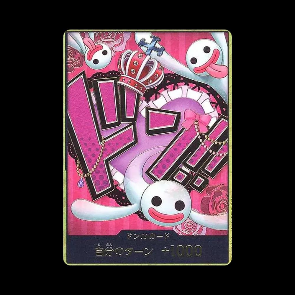 DON!! Card : Perona Super Parallel (Premium Booster "One Piece Card The Best")