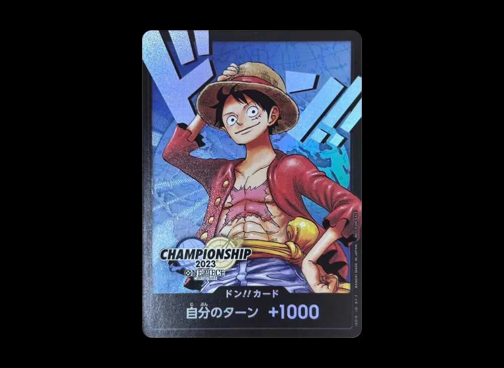DON!! Card : Monkey.D.Luffy (Promotional Card "Champion Ship 2023 World Final Prize")