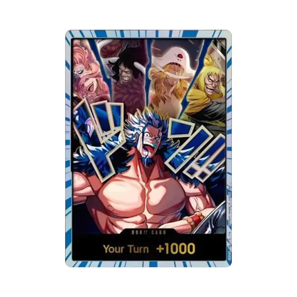 DON!! Card :Gold Text (Rocks Pirates) (Booster Pack "THE WORLD’S STRONGEST WARRIORS")