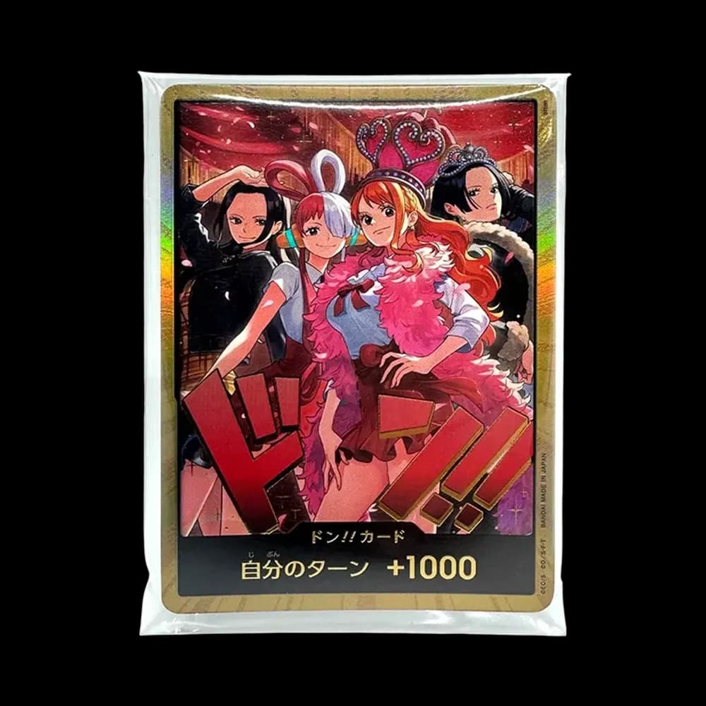DON!! Card : Robin & Uta & Nami & Hancock Super Parallel :Unopened set of 10 Cards (Extra Booster "Heroines Edition Special Set")