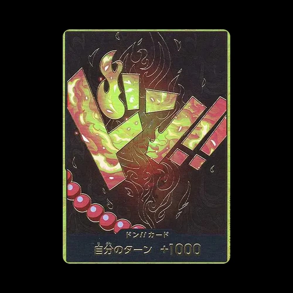 DON!! Card : Portgas.D.Ace Super Parallel (Premium Booster "One Piece Card The Best")