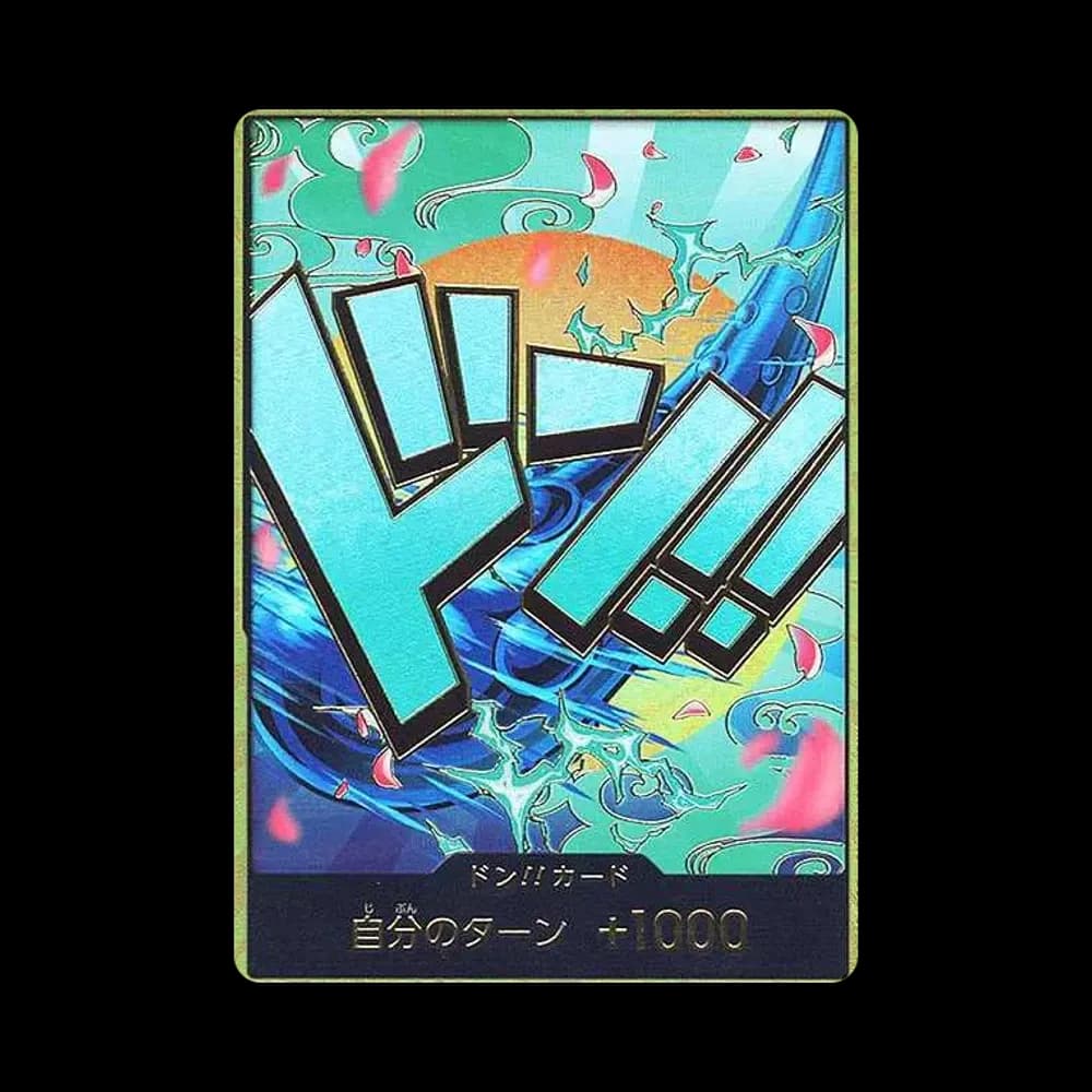 DON!! Card : Yamato Super Parallel (Premium Booster "One Piece Card The Best")